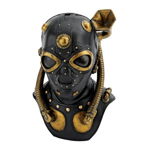 Design Toscano Steampunk-Apokalypse, Gasmaskenstatue