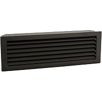 Lüftungsgitter Deckengitter DG 4515 S – Schwarz, 450x150 Mm – Mit Regulierbaren Lamellen & Einbaurahmen