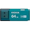 KIOXIA Former Toshiba Memory U301 64GB USB 3.2 Gen 1 Flash Drive - High-Speed, Compact, with 5 Years Warranty (Light Blue) Made in Japan