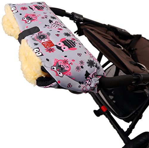 Kaiser Big Double 2014 Model Hand Warmer Pushchair Accessory Grey Patterned