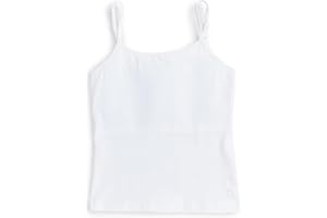 YouGotPlanB Cotton Padded Camisole | Pack of 1 | Ages 8-16 Years | Built-in Light Padding | Full Coverage | Ideal for School