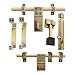 Klaxon Glorious Brass Door Accessories Kit  (Antique Finish, 6-Pieces) RS.1499.00
