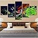 Produktbild Cczxfcc Kunstwerk Poster Hd Druckt Wohnkultur 5 Stücke Cartoon Wandkunst Animation Modulare Bild Kinderzimmer Leinwand Malerei-20X35/45/55Cm-Frame