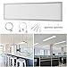 Produktbild Anten Ultraslim 30x120 LED Panel Deckenleuchte 48W Kaltweiß Deckenlampe, inkl. Befestigungsmaterial und Trafo, für Büro Wohnzimmer Küche