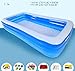 Produktbild WENBIAOXUEÜbergroße aufblasbare Badewanne verdickt Erwachsenen Erwachsenen Badewanne Pool Falten Bad Barrel Badewanne , blue , 170cm