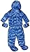 Diesel Nylon Baby Boy's 2 Piece Snowsuit Jacket with Salopettes Bright Branded Padded Mittens Blue 6 Months