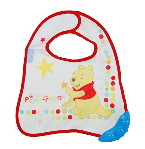 Lätzchen Geburt Winnie Puuh mit Beißring rot – Disney Baby - 2