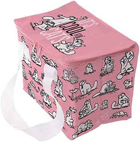 Bags of Room - Simon's Cat Woven Cool Bag Lunch Box - Funky Pink