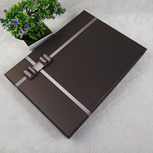 Commercial gift box rectangular album wedding gift box,Deep coffee color