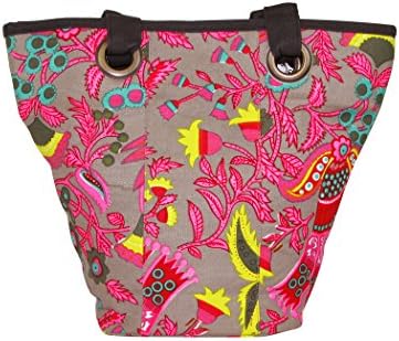 Women's Beautiful Tote Canvas Bag - Beach &amp; Shopper Handbag - Canvas Travel Bags for ladies