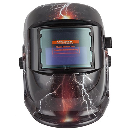 Automatik Schweißhelm + Solarzellen inkl.2 Vorsatzscheiben Schweißschirm SN860 - 2