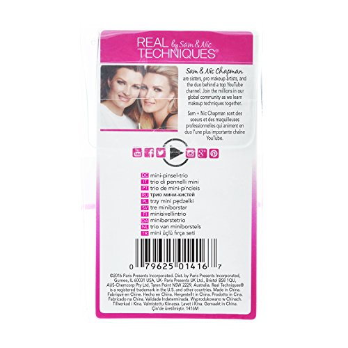 Real Techniques 1416 Mini Brush Trio – Mini Pinsel Trio-Set - 2