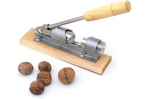 ProLeo Heavy Duty Nussknacker Pecan Nussknacker, Nussknacker im Nostalgie-Design aus Edelstahl mit Hebel-Funktion