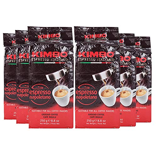 KIMBO espresso napoletano, 250g gemahlen, 6er Pack