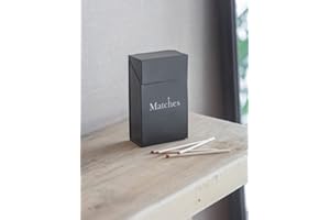 Garden Trading Match Box Crafted in Powder Coated Steel | Indoor Use Only | H13cm X W8cm X D4cm