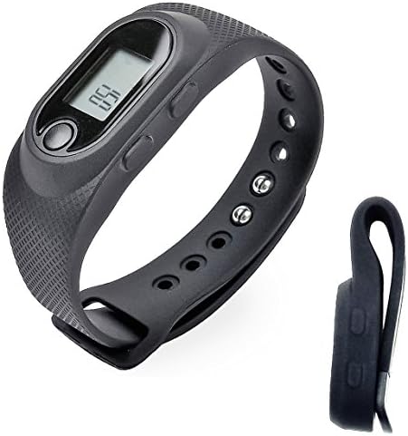 Deal on NAKOSITE PBN 2433 Best Fitness Tracker, Activity Tracker, Pedometer, Step Counter, Calorie Counter, Distance Calculator, and Smart Sport Watch. No Bluetooth, No APPs, No Battery Charging. Used for Walking or Running. Colour is Black, 365 Days Guarantee. Bonus: FREE Belt/Pocket CLIP and Fitness Ebook in Simple English