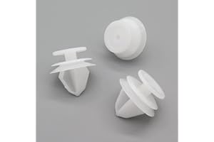 VVO Fasteners- White Plastic Front Wheel Arch Flare & Trim Moulding Clips for Citroen C3, (Pack of 10)