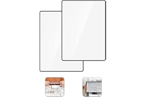 MANQYI 2 Stücke Vergrößerungsglas für Ganze, A4 Vollseite Leselupe, Vergrößerungsglas Linse Blatt, 3X Vergrößerung Linse, Leselupe Set Enthalten, Vergrößerung Blatt Set, für Senioren und zum Lesen, Bücher