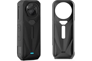 Whychstore Custodia in Silicone Per Insta360 X5, Protettiva Anti Graffio Antipolvere, Custodia Cover Skin, Per Insta 360 X5 Sport Camera Accessori