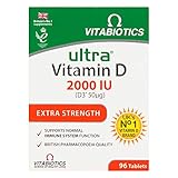 Vitabiotics Ultra Vitamin D Tablets 2000IU Extra Strength - 96 Count ( Pack of 1)