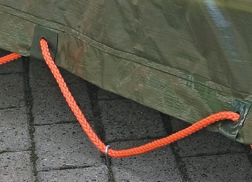 Rainexo Abdeckplane 1,5x12m; Stärke: 150g/m² (Power Forst Holzabdeckplane) - 3