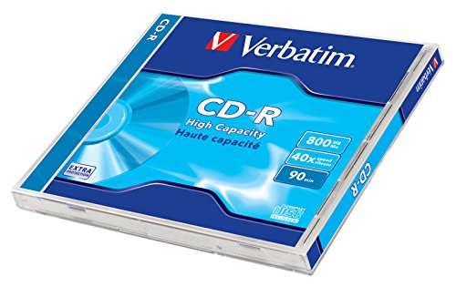 Verbatim CD-R 90min 800MB CD-Rohlinge im Jewel Case 10er Pack - 2