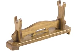 YIZITU Holz Waffenständer Dekorativer Stützhalter Haushaltsdekoration Für Schule Büro Dekoratives Ausstellungsregal