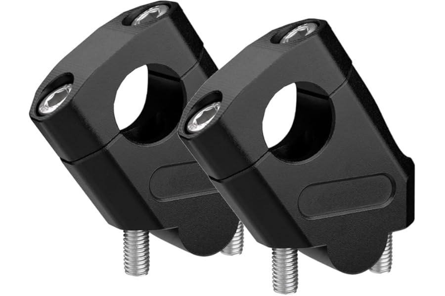 7/8" Universal Handlebar Bar Risers Motorcycle Bar Clamps 7/8" Bar For Motorbike Pit Dirt Bikes Black Riser Height 38mm (1.5 "), 18mm (0.71") Backward or Forward