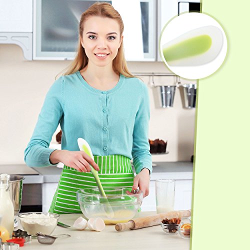 ORBLUE zweiseitiger Teigschaber aus Silikon, grün - 3