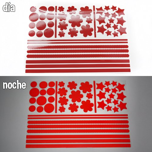 Pegatinas reflectantes para bicicletas 