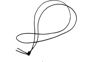 Minott 21323 Necklace Black Cotton Cord 100 cm, Fabric, No Gemstone