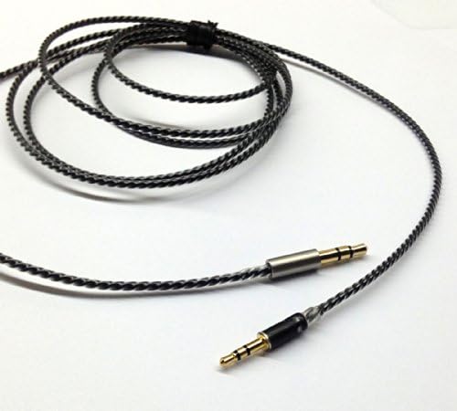 1.2m New Silver Plated Audio upgrade Cable For B&amp;W Bowers &amp; Wilkins P5 Headphones