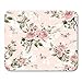 Produktbild HOTNING Gaming Mauspads, Gaming Mouse Pad Colorful Watercolor Pattern Rose Buds and Leaves Y Pink 11.8"x 9.8" Decor Office Nonslip Rubber Backing Mousepad Mouse Mat