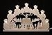 Produktbild 3D Schwibbogen Kind mit Schlitten - 52x31,5x4,5cm - Original Erzgebirge Schwibbögen - Saico