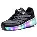 Produktbild Unisex Adults Kids Girls Boys LED Light Shoes With Wheels Roller Skate Sneakers