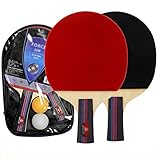 Ping Pong Rubber Schl?ger Mit Hochwertigen Latex - Auf Der Oberfl?che Abwehren.qualitativ Hochwertige Schw?mme - 2mm Für Wirklich Schnelle ballgeschwindigkeit.
