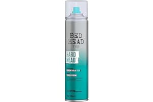 Bed Head by TIGI Hard Head Hairspray – Extra Strong Hold Hair Spray for Women and Men, Professional Salon Styling, Long-Lasting Control with Natural Shine Finish, Frizz Control and Apple Fragrance