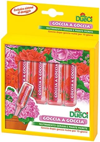 duecï ¿½ Drip Supplement for Geraniums and Plants Flowery – Ampoules 5 x 32 ml