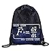Produktbild HLKPE May The (F=mdv/dt) Be with You Physics Science Drawstring Backpack String Bag