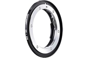 K&F CONCEPT - Adaptador de Lentes, F-EF/EF-S, Compatibles con Objetivos Lentes con Montura F, Nikon F/AI y Cuerpos de Cámara Canon con Montura EF/EF-S
