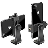 Coverzone Telefon Tripod Tutucu Başlık T&uuml;m Tripodlara Uyumlu Vida Girişli Sıkı Kavrayan Telefon Tutamacı P231 (P231 telefon t