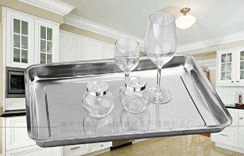 BBQ Grillplatte Grillschale Gemüse,Hochwertig Edelstahl 4,8cm Höhe (ca. 27 cm lang, 20 cm breit) - 2