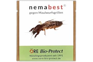 nemabest® SC Nematoden für 100m² (50 Mio.) gegen Maulwurfsgrillen/Werren im Rasen, Gemüse, Kartoffeln oder Kräutern