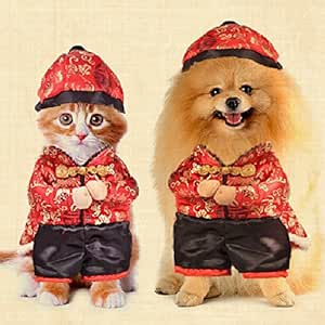 Dog chinese new year outfit Clearance