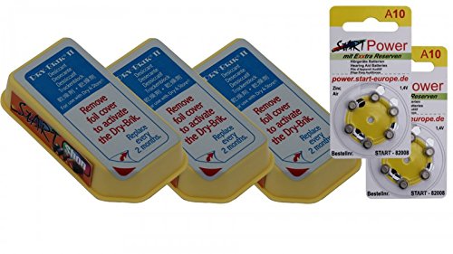 Dry de brik II (3 unidades), seco Medio, incluye 12 baterías StartPower para audífonos)