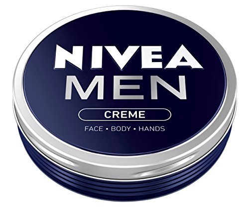Nivea Men Creme Face Body Hand Cream 2 x 75ml in metal tin