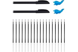 KSJEHW 18 Nachfüllpackungen, mit 2 magischen Stiften, 2 Stück Steckdosenkorrektur, für Buch, Kalligraphie, Kinder, wiederverwendbar