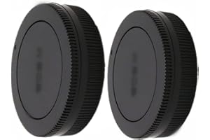 BEIZMEI 2 Stück Linsen hinten + 2 Stück Gehäusedeckel für Canon EF-M Mount M1 M2 M3 M5 M6 M10 M50 M100 spiegellose Kameras (2 Set)