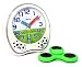 Produktbild Atlanta Kinderwecker Weiß + Finger Spinner - Fußball 1719-0F FID