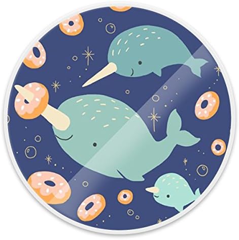 Fashion Multi-Function Holder and Mounts,Expanding Stand Pop Grip Mount Socket for iPhone,Cellphones &amp; Smartphones - Narwhal Love Donuts White
